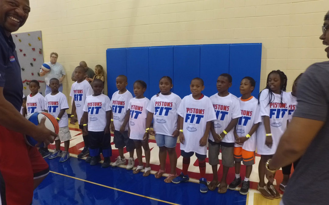Saturday’s Pistons Health Fit Clinic a Huge Hit!