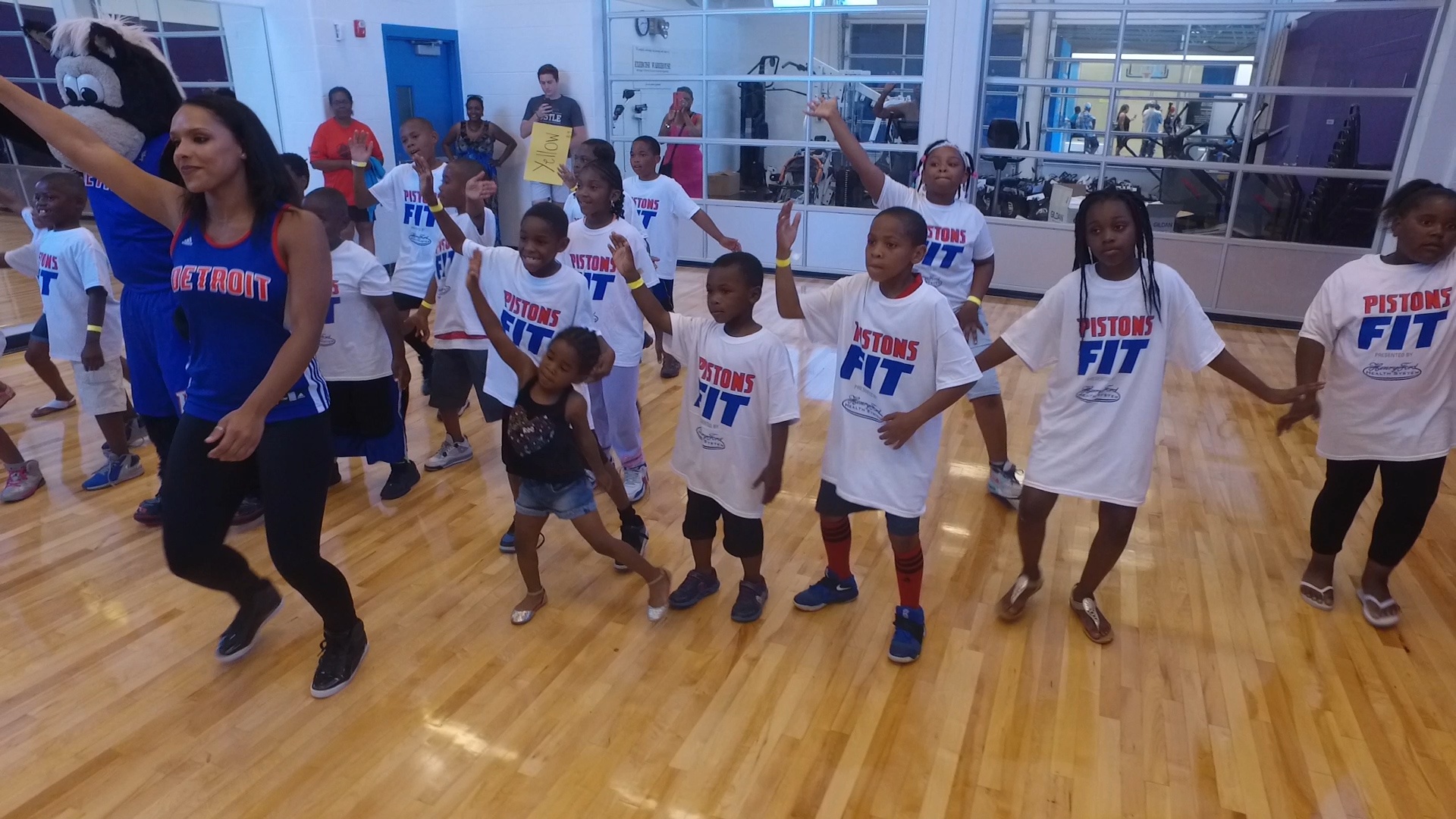 Saturday's Pistons Health Fit Clinic a Huge Hit! | SAY Play Center