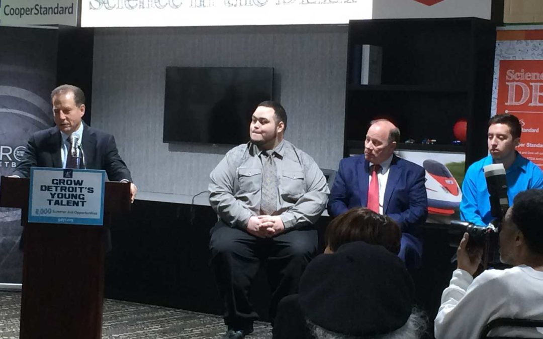 SAY Detroit Partners with Grow Detroit’s Young Talent