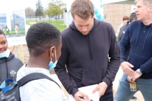 Matthew Stafford returns for annex, Open House lights up the gym | SAY Play Center